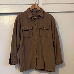 Oversized Shirt Jacket